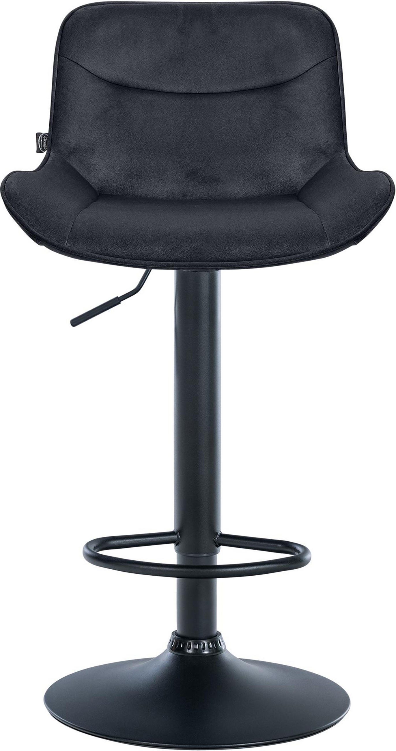 TPFLiving Barhocker Schwarz 49x106x51 cm
