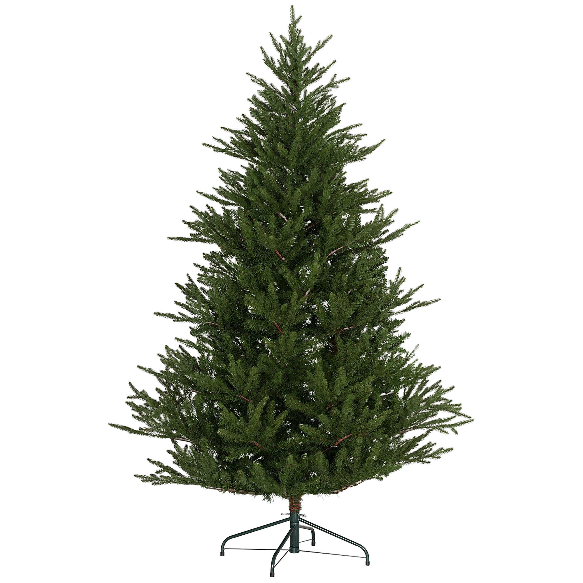 WEIHNACHTSBAUM DE-41609 Realistisch, Schnellaufbau, 183 cm - Grün, Kunststoff (183cm) - ComfortXL