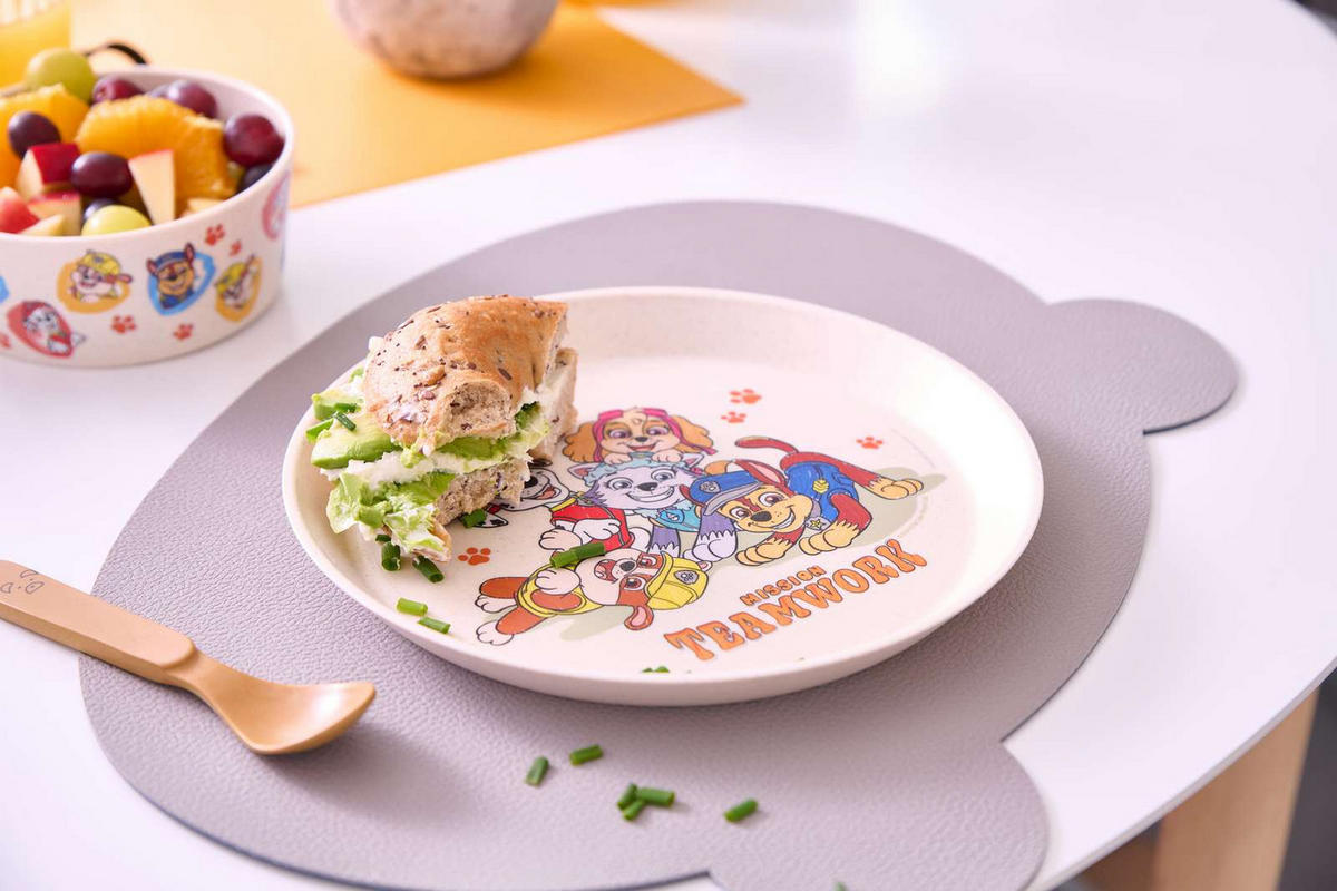 KINDERTELLER Connect Organic moon 20,5/20,5/2 cm - Beige, Kunststoff (20.5/2/20.5cm) - KOZIOL
