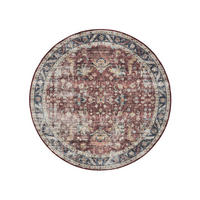 VINTAGE-TEPPICH George waschbar ø 120 cm rund - Multicolor, Kunststoff (120/120cm) - benuta
