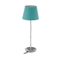TISCHLAMPE - Multicolor, Textil/Metall (17/17/47cm) - Relaxdays