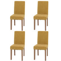 ESSZIMMERSTUHL Gelb 4er-Set - Gelb, Textil (42/90/50cm) - MCW