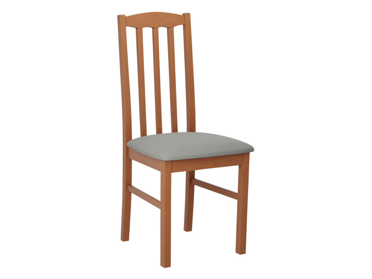 STUHL Bos XII, Holzfarbe: Erle - Eichefarben/Grau, Holz (43/90/48cm) - MIRJAN24