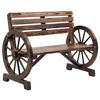 GARTENBANK, Tannenholz, Braun - Braun, Holz (105.5/79/56cm) - Outsunny