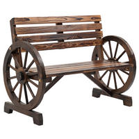 GARTENBANK, Tannenholz, Braun - Braun, Holz (105.5/79/56cm) - Outsunny