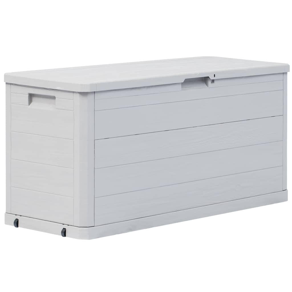 GARTEN-AUFBEWAHRUNGSBOX 280 L Hellgrau - Grau, Kunststoff (45/56/117cm) - furnicato