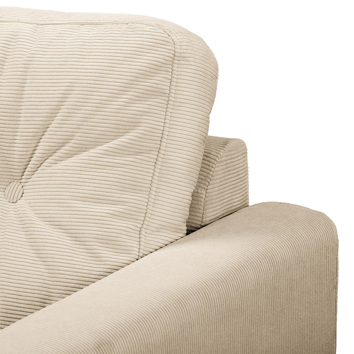 SESSEL - Beige/Braun, Holz/Textil (80/90/87cm) - home24