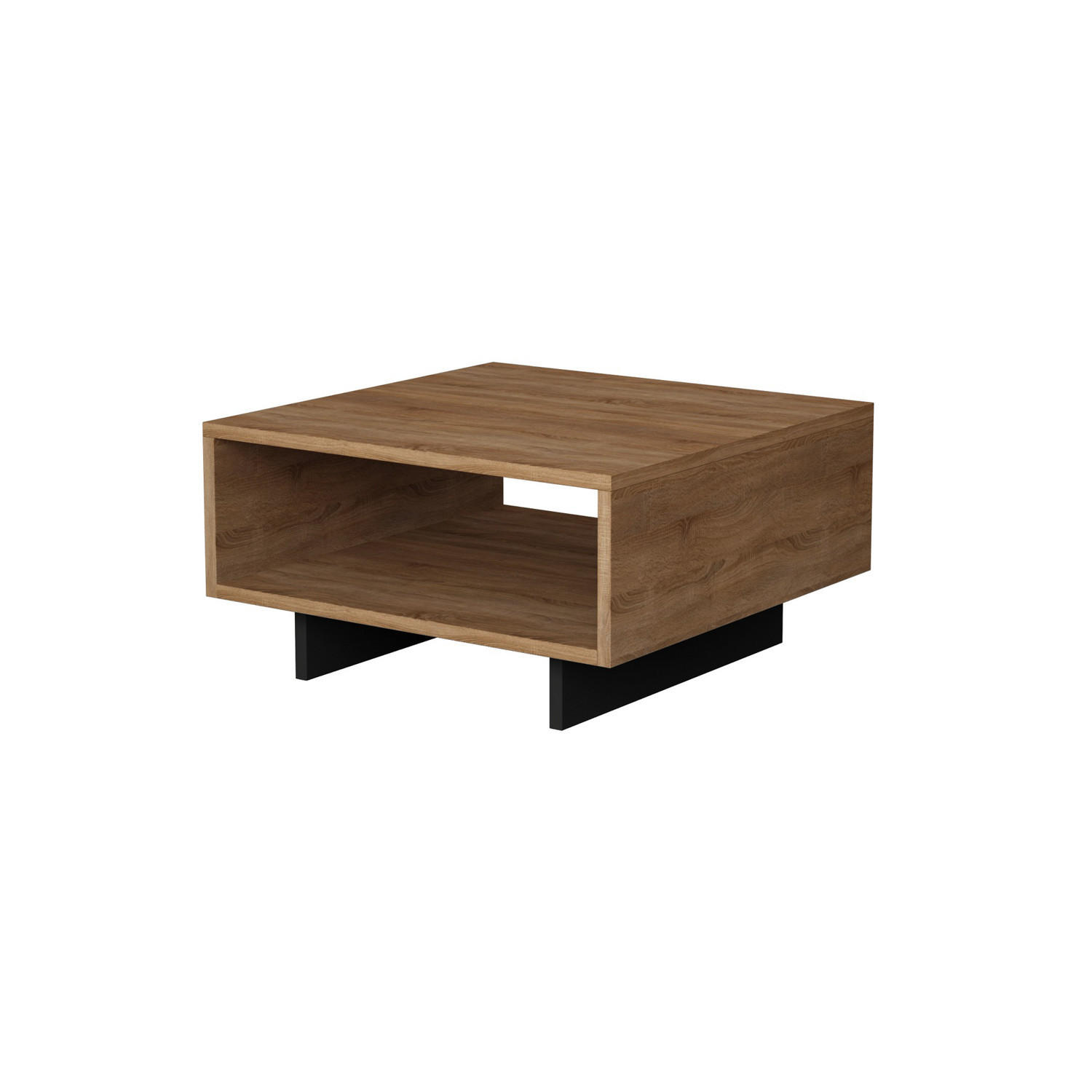 COUCHTISCH hola Braun - Braun, Holz (60/60/32cm) - Habitat Garten