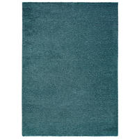 HOCHFLORTEPPICH Blau Atlas 120/180 cm - Blau, Naturmaterialien/Textil (120/180cm) - Atticgo