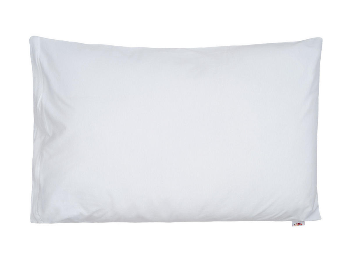 KISSENHÜLLE BasicSoft pur-weiß 100% Baumwoll-Jersey 40/60 cm - Weiß, Textil (40/60cm) - beties Heimtextil