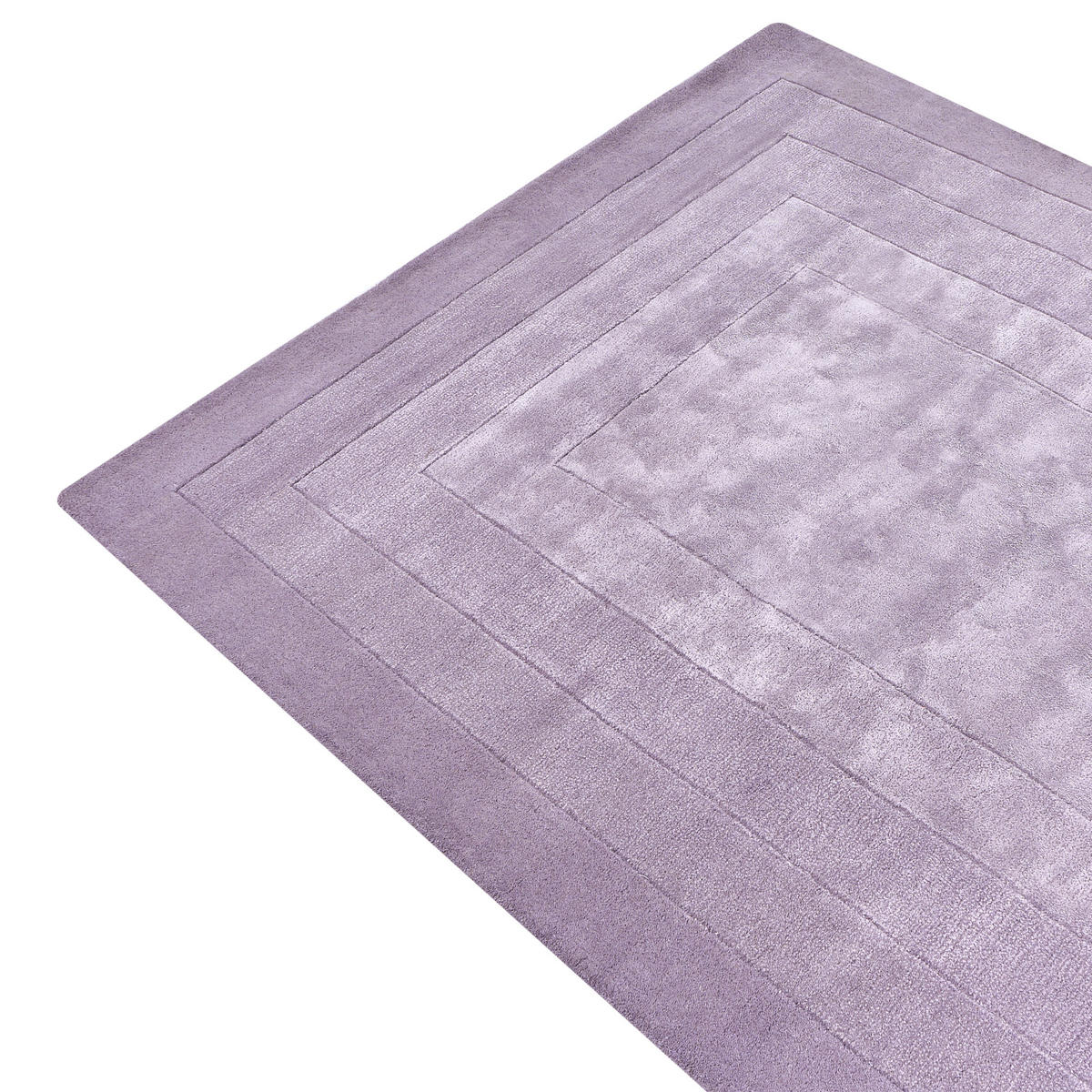 TEPPICH Violett 160/230 cm Viskose Amado - Violett, Textil (160/230cm) - Beliani