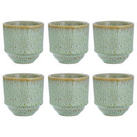 ESSPRESSOBECHER (6er-Set) Tavira 70ml - Grün, Keramik (0.07L) - Butlers