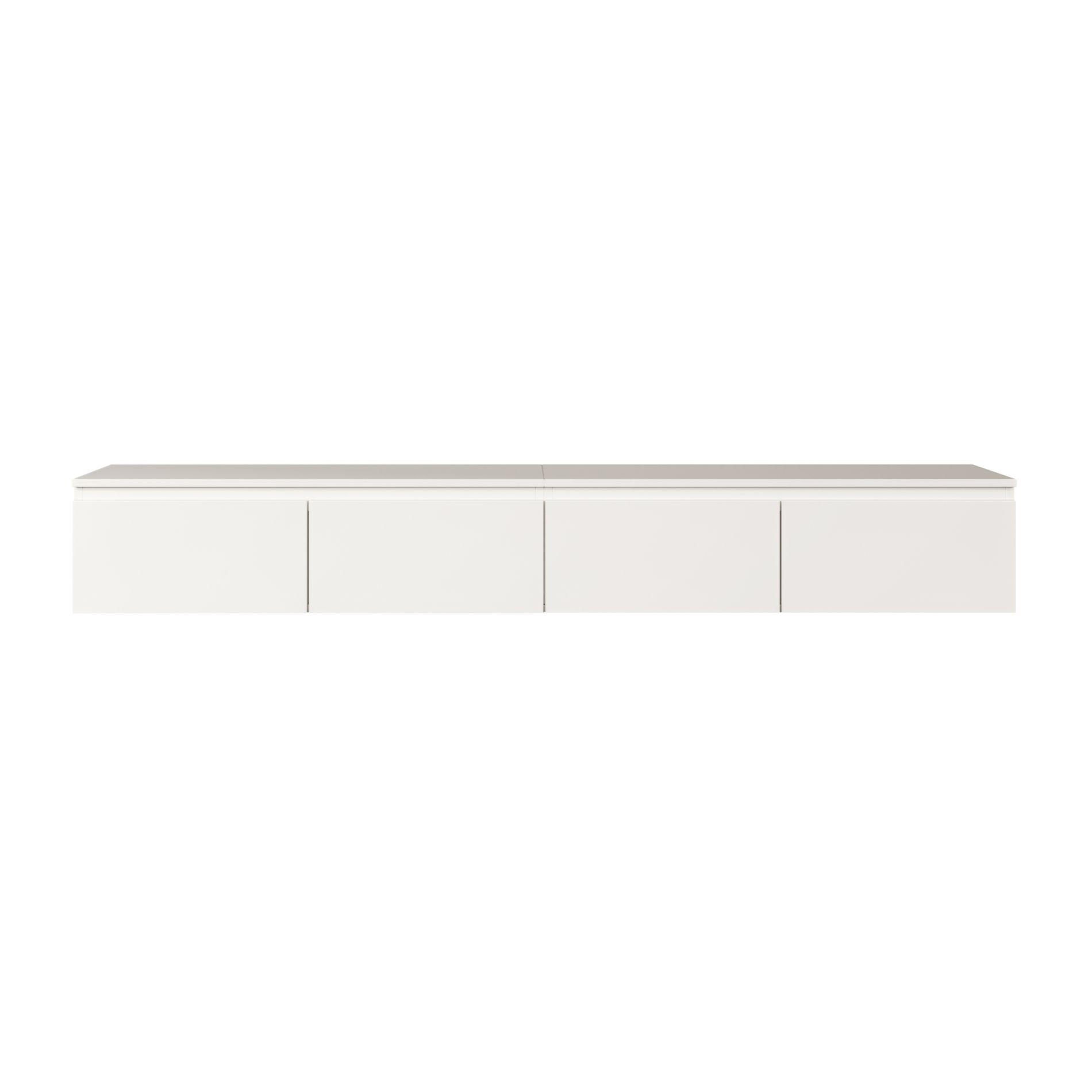 TV-LOWBOARD Bemmi Weiß 200 cm - Weiß, Holzwerkstoff (200/28.4/31.8cm) - Selsey