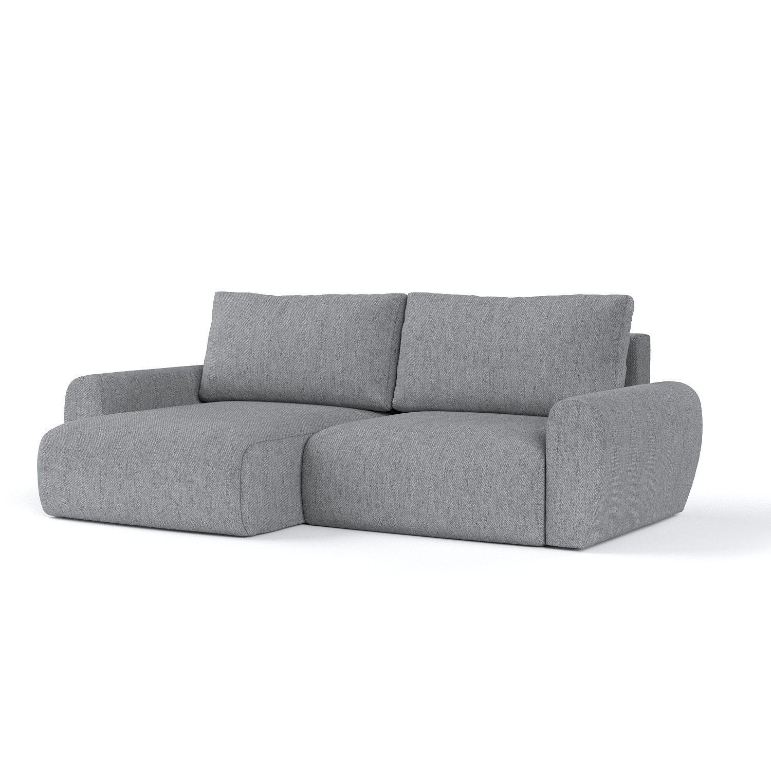 AltaBeds ROHOVÁ SEDAČKA OMARI, textil, Šedá