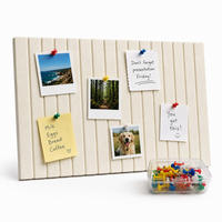 PINNWAND Beige Filz selbstklebend 2er-Set 60x40 cm - Beige, Textil (60/0.9/40cm) - Relaxdays