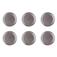 TELLER Stellar Ø22cm - 6er-Set - Betongrau - Grau, Keramik (22cm) - Björn