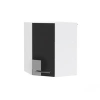 ECKHÄNGESCHRANK Fame-Line Anthrazit Hochglanz 57 cm - Schwarz Hochglanz/Anthrazit, Holzwerkstoff (57/72/34.1cm) - Vicco