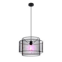 LED HÄNGELEUCHTE Metall Schwarz - Schwarz, Metall (40/40/120cm) - Globo Lighting