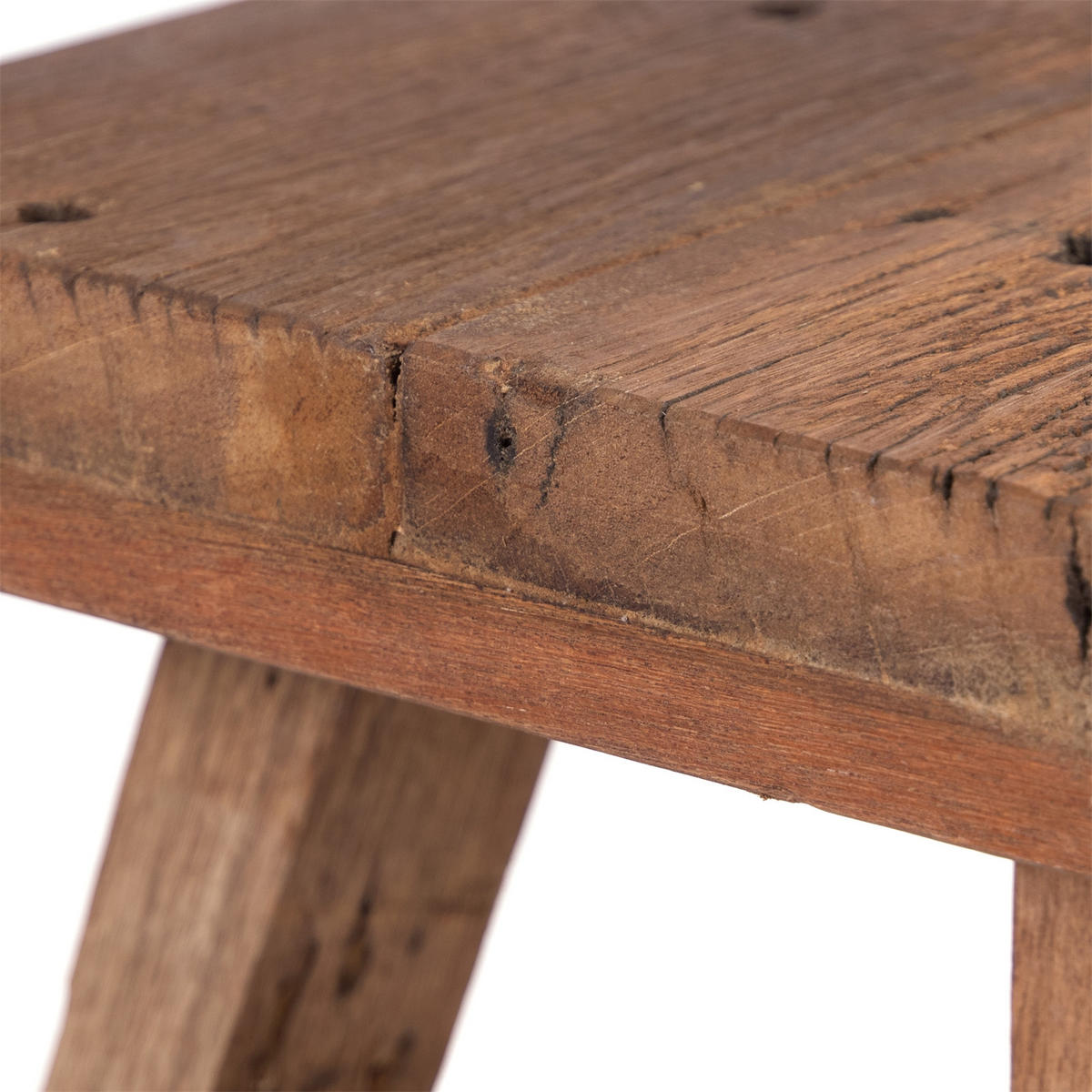 SITZHOCKER Bellagio Massivholz naturfarben - Naturfarben, Holz (60/50/35cm) - DESIGN DELIGHTS