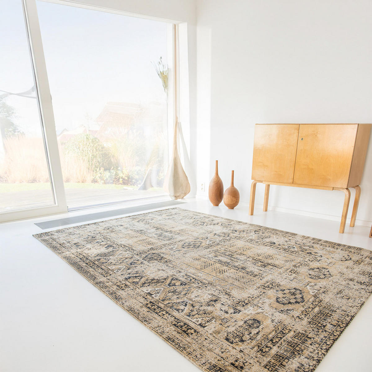 TEPPICH Agha Old Gold Antiquarian 170/240 cm - Beige, Textil (170/240cm) - Louis De Poortere