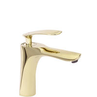 WASCHBECKENARMATUR Rea Orbit Gold Low - Goldfarben, Metall (4.5/17/16cm) - REA