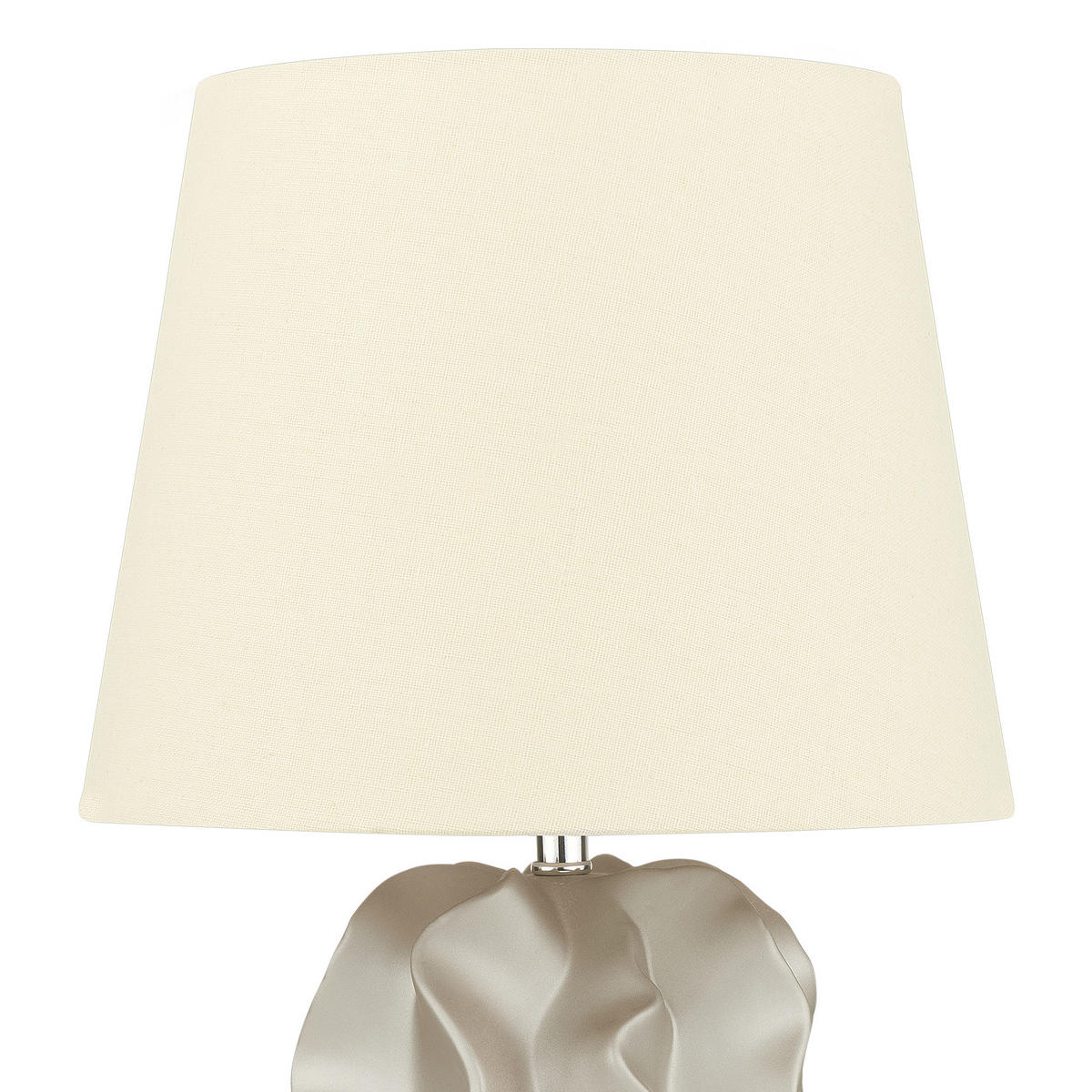 TISCHLAMPE Allika 28/28/46 cm - Goldfarben, Keramik (28/28/46cm) - Beliani