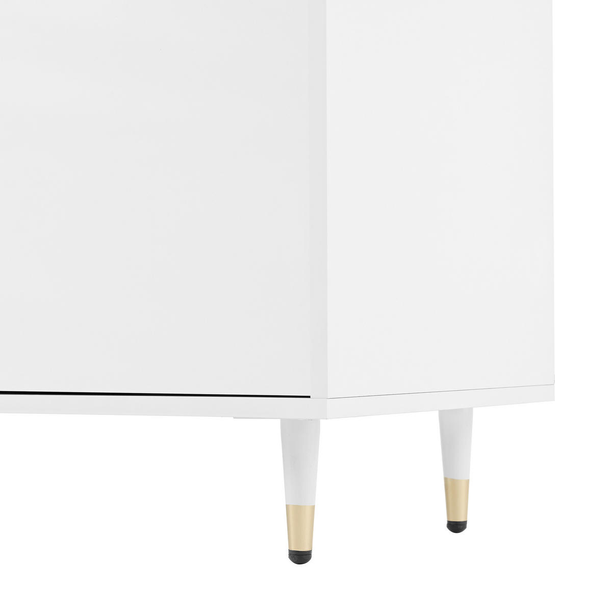 SCHUHSCHRANK 140/84/39 cm Weiß aus Spanplatte mit Soft-Close-Scharnieren - Weiß, Holzwerkstoff (140/84/39cm) - OKMYHOME