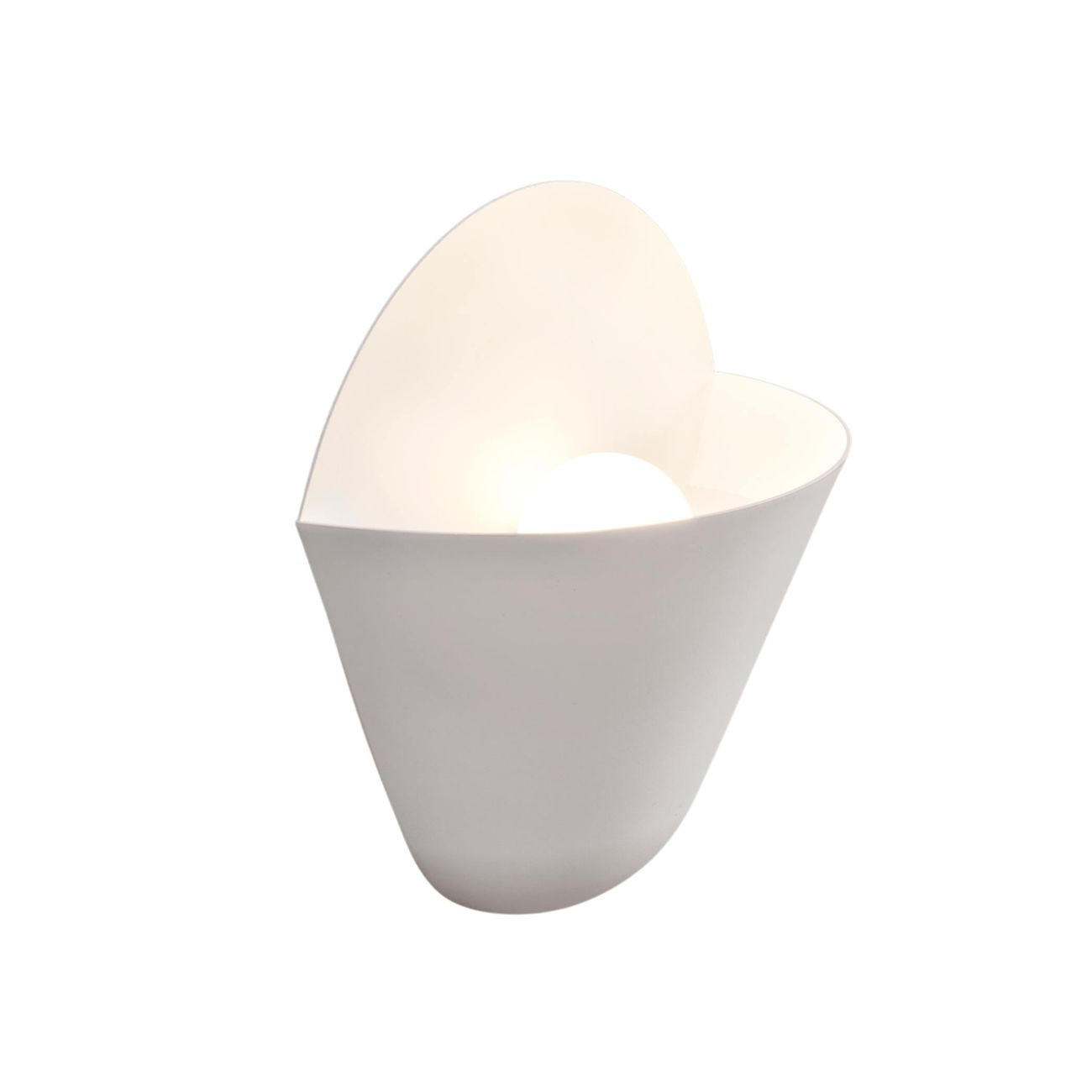 WANDLEUCHTE Flo, Weiß, 20cm - Weiß, Metall (9/20/18cm) - KOSILUM