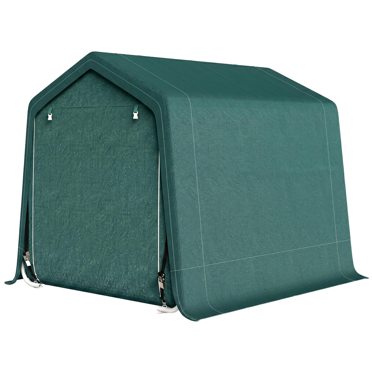 CARPORT Grun 1 Stück - Grün, Kunststoff/Metall (200/202/240cm) - GiPP