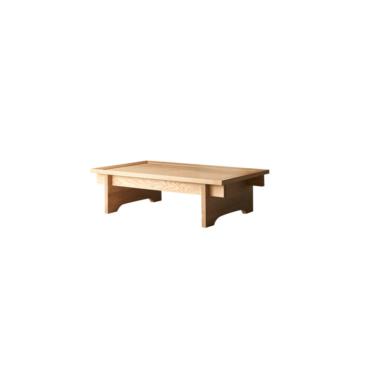 COUCHTISCH Miu Natur aus Eiche - Naturfarben, Holz (65/105/30cm) - Tikamoon