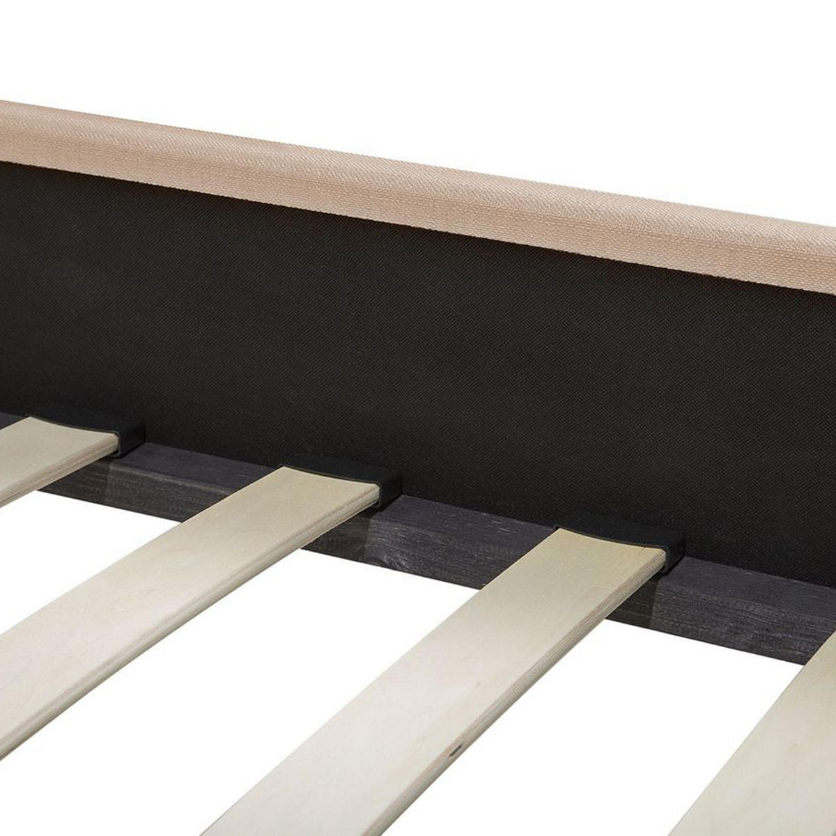 POLSTERBETT 180/200cm Beige Montpellier - Beige, Textil (180/200cm) - Beliani