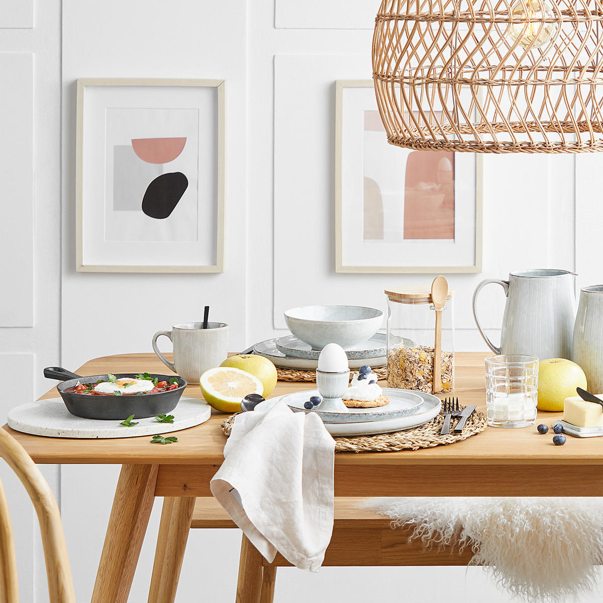 EIERBECHER (4er Set) Henley - Grau, Keramik (5/7/5cm) - Butlers