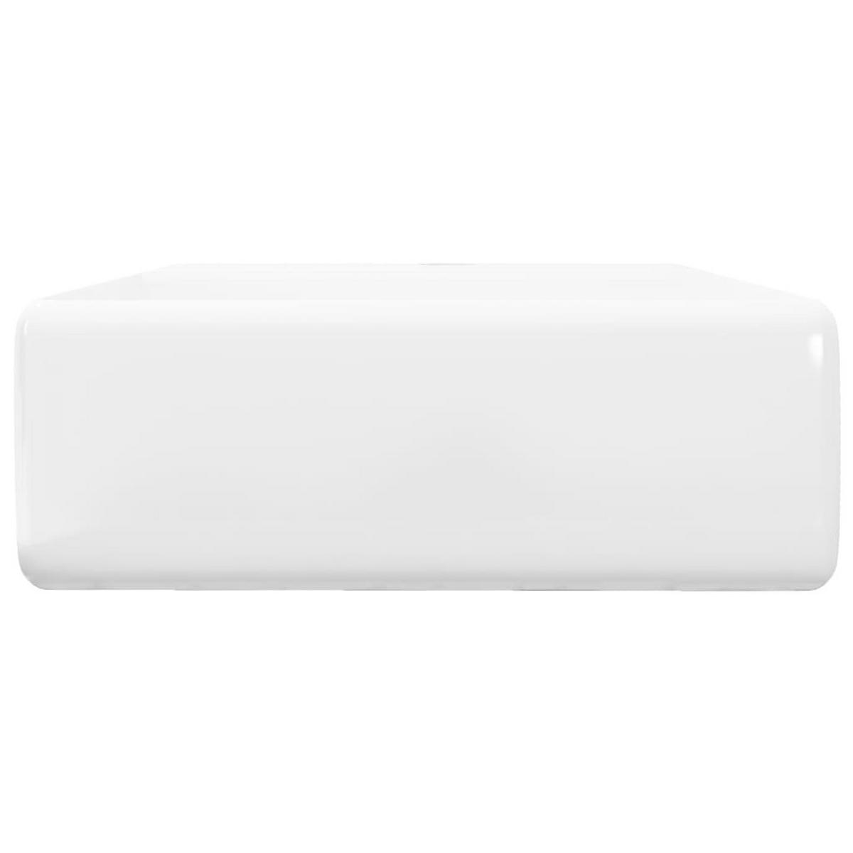WASCHBECKEN Kowalski 41/41/15 cm - Weiß, Keramik (41/15/41cm) - Nettlife