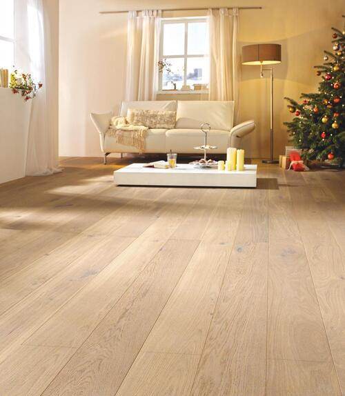 PARKETTBODEN EICHE NATUR WEIß - Tilo