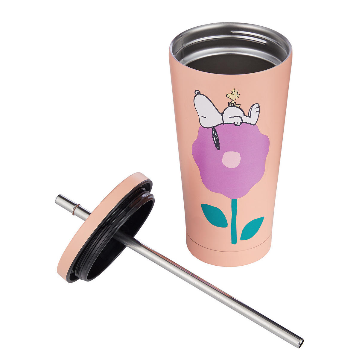 TRINKBECHER Peanuts - Orange, Metall (0.5L) - Butlers