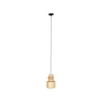 PENDELLEUCHTE Dicky Eiche - Braun, Holz (14/14/152cm) - Zuiver