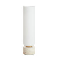 TISCHLAMPE Rylano Weiß Ø12/47 cm - Weiß, Glas (12/12/47cm) - Light & Living