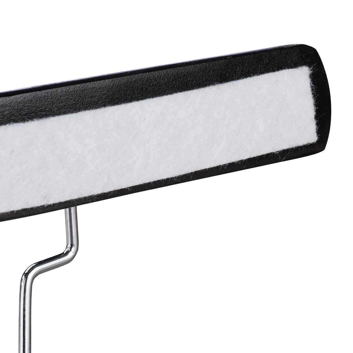 12XHOSENSPANNER - Schwarz, Holz/Textil (25/17/2.3cm) - Relaxdays