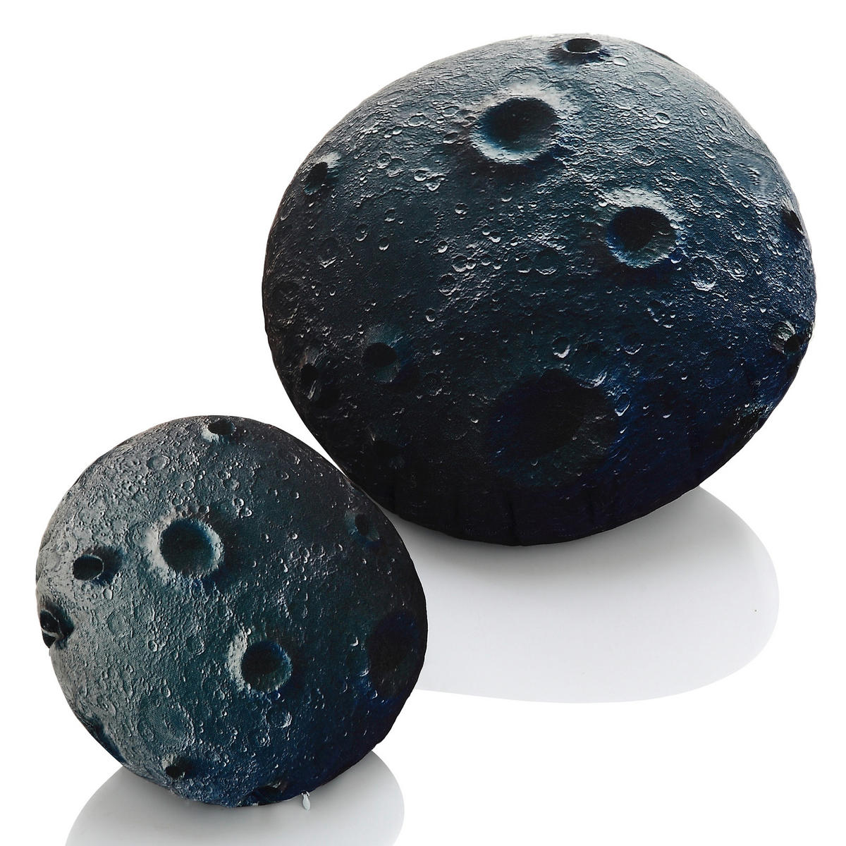 KISSEN Planet Universum Mond 41cm - Grau, Textil (41/6cm) - Vercart