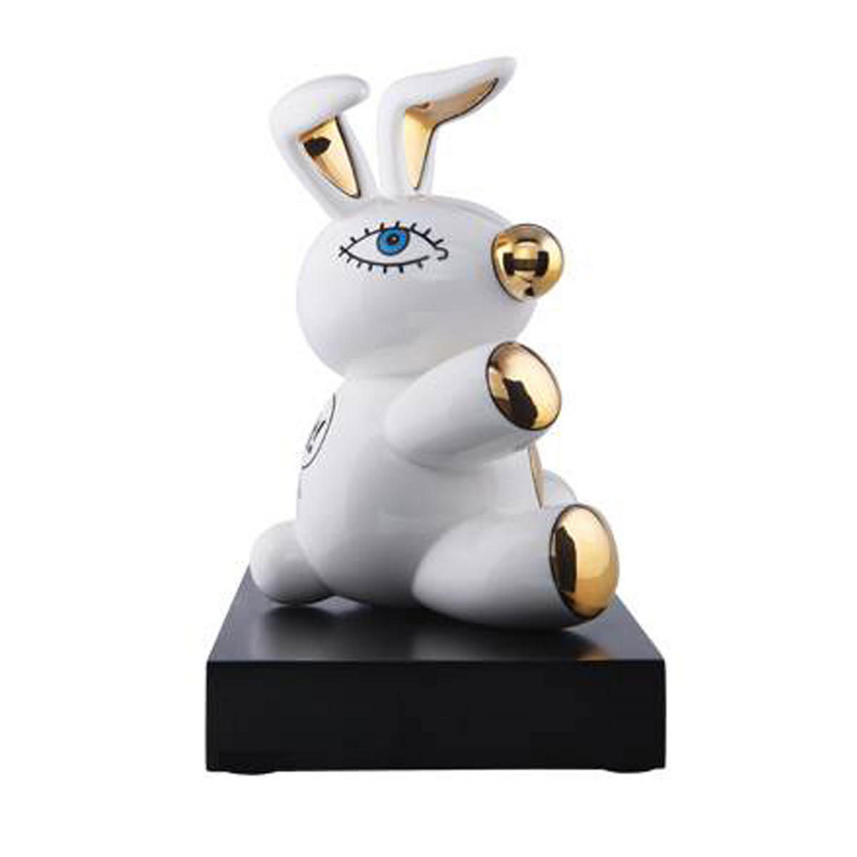 DEKOFIGUR Mauro Bergonzoli Magic Bunny, Porzellan - Multicolor, Keramik (18/29.5/27cm) - Goebel