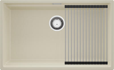 Primagran Unterbauspüle Beige, Chrom, Chrom 76x20x47 cm