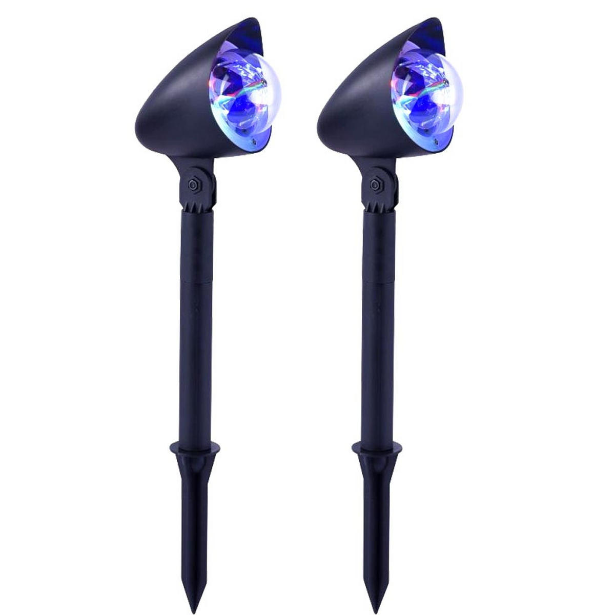 LED AUSSENLEUCHTE RGB Schwarz Erdspieß - Schwarz, Kunststoff (14/9/45.5cm)