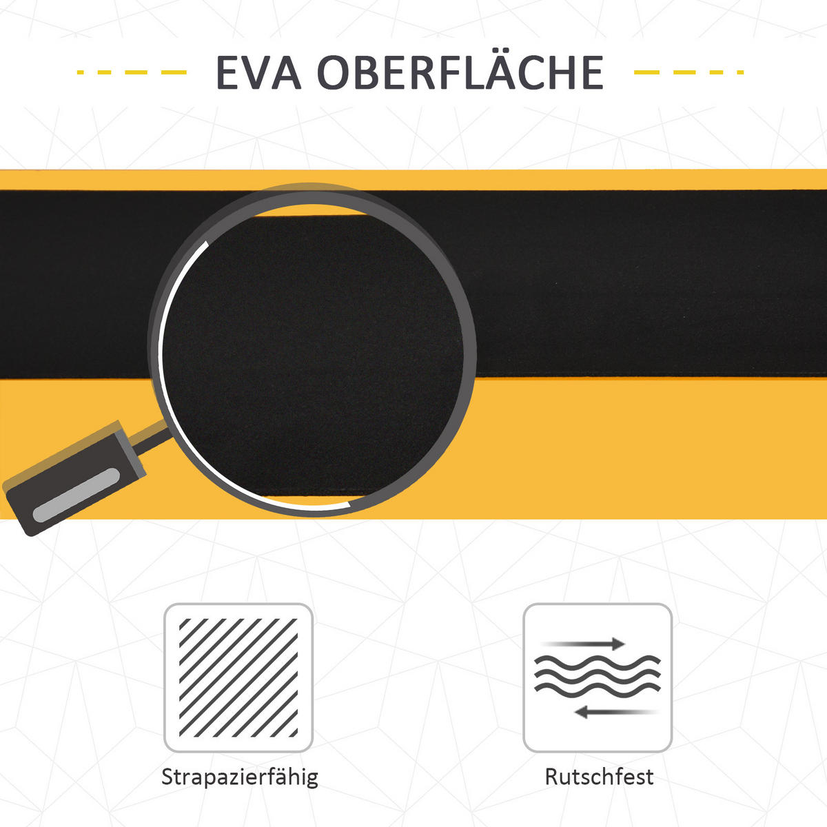 2ER-SET Arbeitsbock Sägepferd Klappbar Unterstellbock rutschfest Metall Gelb - Gelb, Metall (99.5/50/76cm) - DURHAND