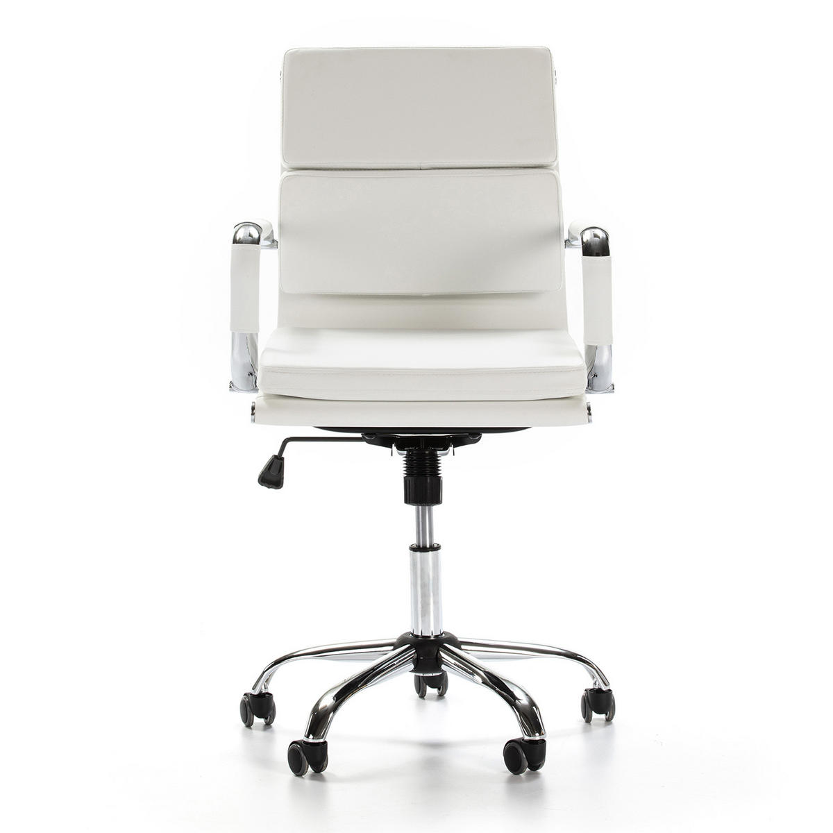 SCAUN rotativ Fenix cu funcție de pat, alb - alb, blană (63/95/55cm) - VS Venta-stock