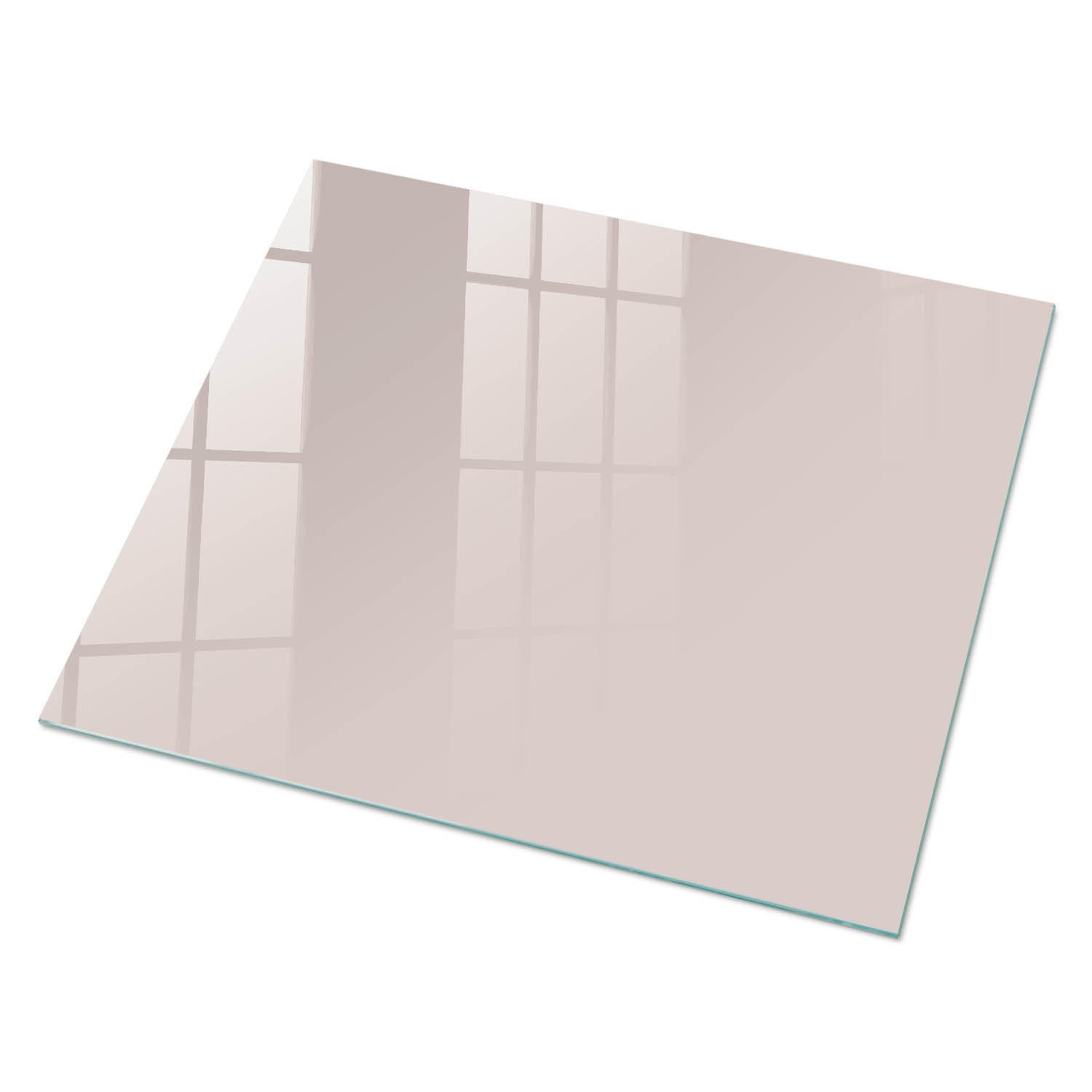 GLASPLATTE 80x60 cm – Rosa Stein - Creme, Glas (0.4/80/60cm) - ArtPrintCave