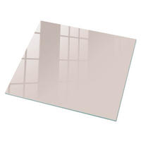 GLASPLATTE 80x60 cm – Rosa Stein - Creme, Glas (0.4/80/60cm) - ArtPrintCave