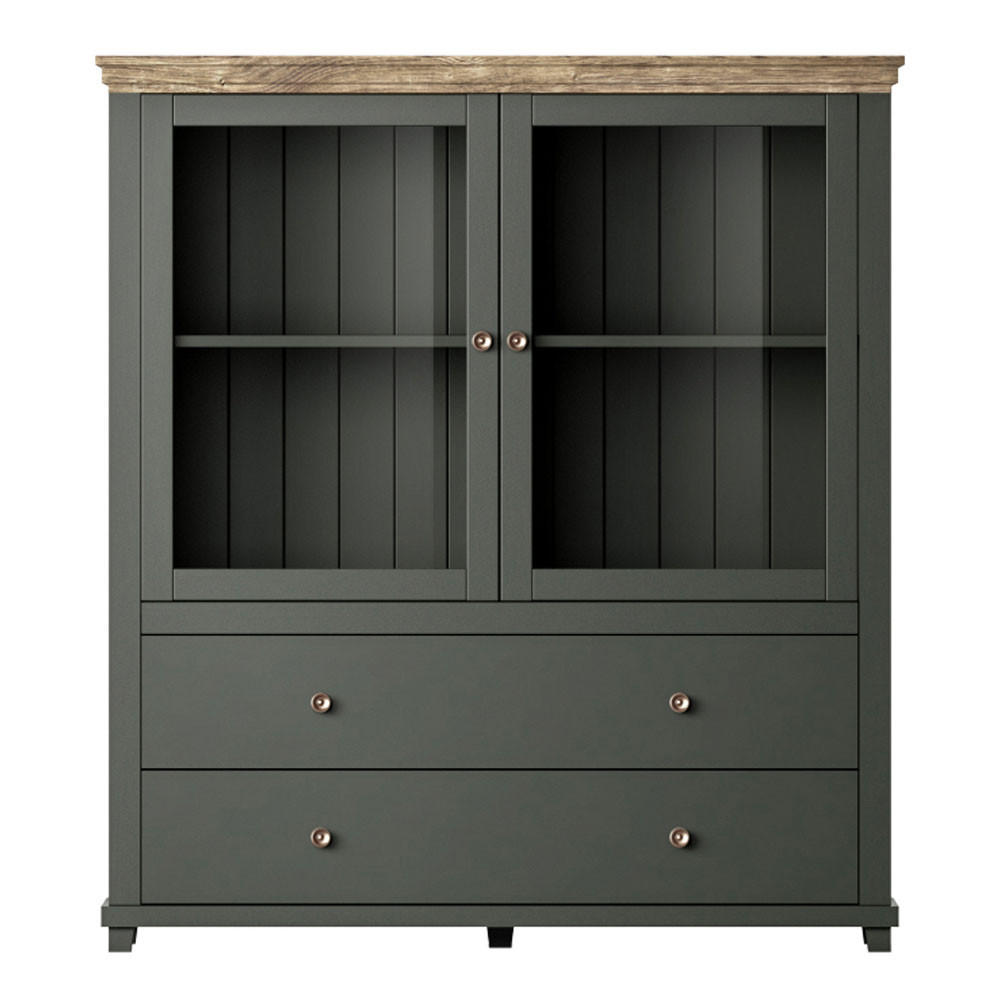 Feldmann-Wohnen HIGHBOARD Grün 126cm × 42cm × 138cm