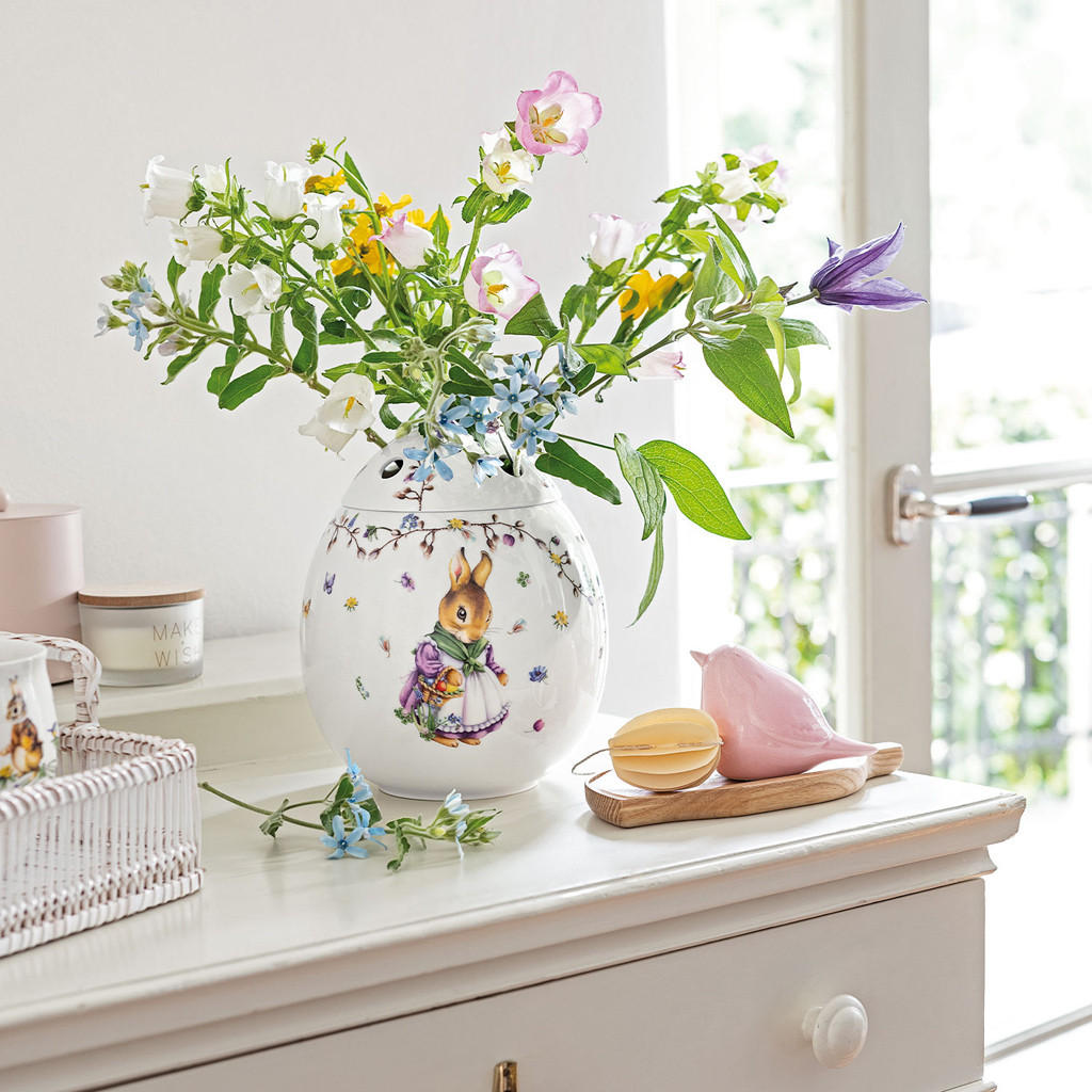 EI-VASE Spring Fantasy bunt ø 17,5 cm - Multicolor, Keramik (21cm) - Villeroy & Boch