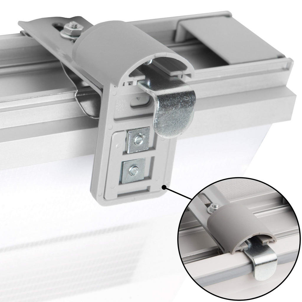 Thumbnail - Sol Royal Doppelrollo, Weiß, Kunststoff, 100x160 cm, Wohntextilien, Rollos & Jalousien, Rollos