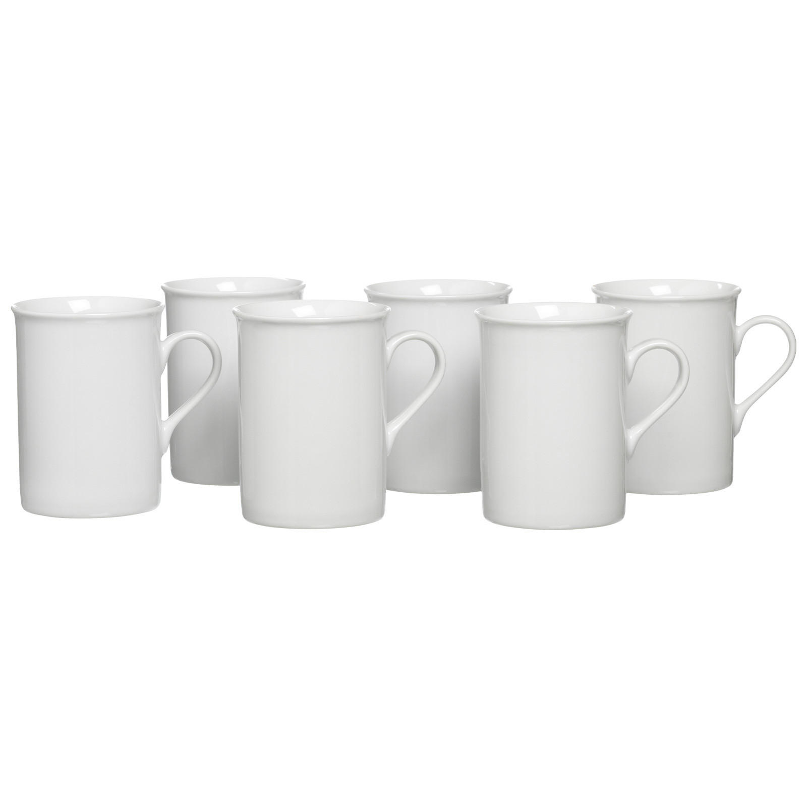 KAFFEEBECHER Bianco weiß 300 ml 6er Set - Weiß, Keramik (0.3L) - Ritzenhoff Breker